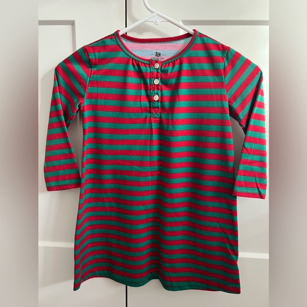 Crewcuts Christmas Nightgown Pajamas - Size 5